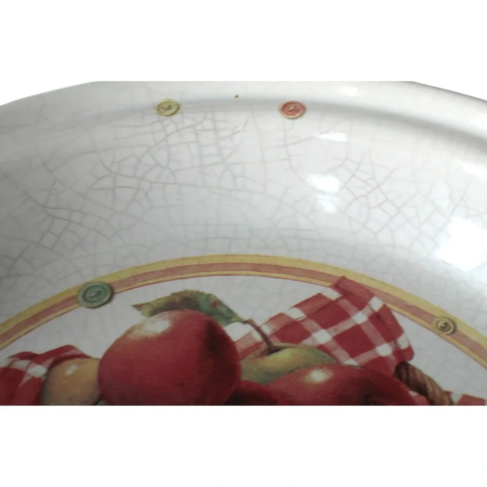 Vintage Marklein Bastin Apple Basket Bowl 1997 Decorative Kitchenware‎